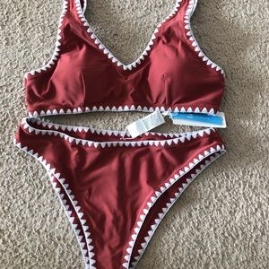 New with tags, CupShe bikini size large